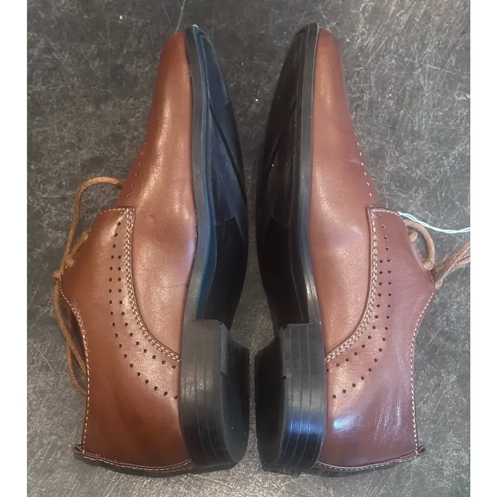 Freeman Boys Cole11-7 Brown Boys Dress Shoes Size 12M, SCVLPOTRK#958480